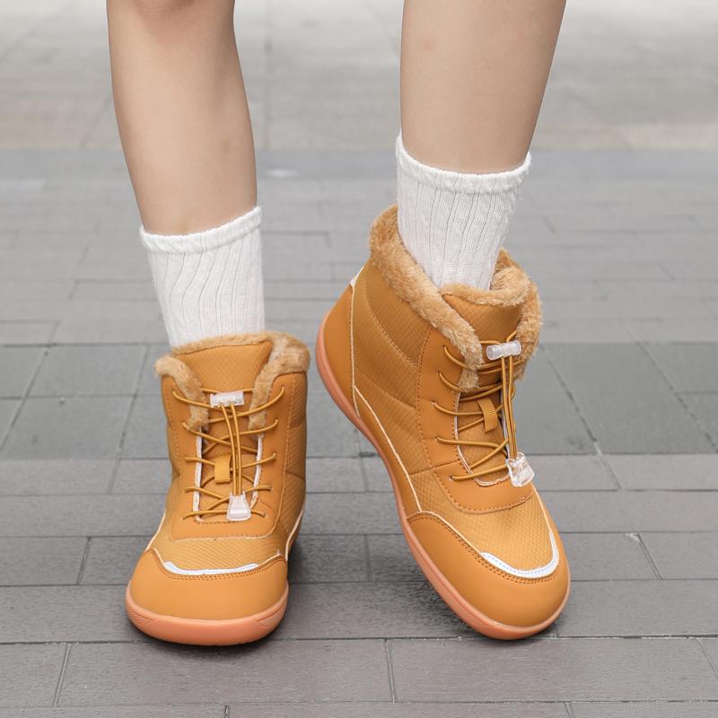 Зимние мужские и женские теплые хлопковые ботинки для защиты от нескользящей погоды