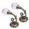 Popular Hook Curtain Accessories Wall Hook Curtain Wall Hook European Style Home Decor Round Head Crystal Zinc Alloy
