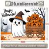 Party Backdrop Halloween Cartoon Flat Cute Pumpkin Hanging Winter Wedding Photo Background Decor Front Door Decor
