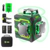 LG-3D Laser Level, Self-Leveling Laser Level, 3D Green Beam Cross Line Laser (3x360) for Building and Alignment, 2 Rechargeable Lithium-Ion Ba