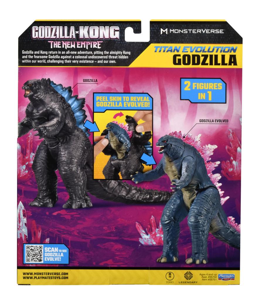 Игрушки Playmates Godzilla x 7 дюймов Titan Evolution Фигурка Kong