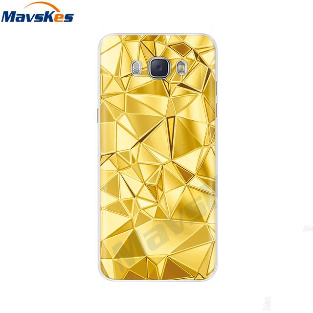 Чехол для телефона для Samsung Galaxy J7 2016, чехол J5 2016 J510f, окрашенный силиконовый чехол из ТПУ для Samsung J3, J5, J7 2016, чехол