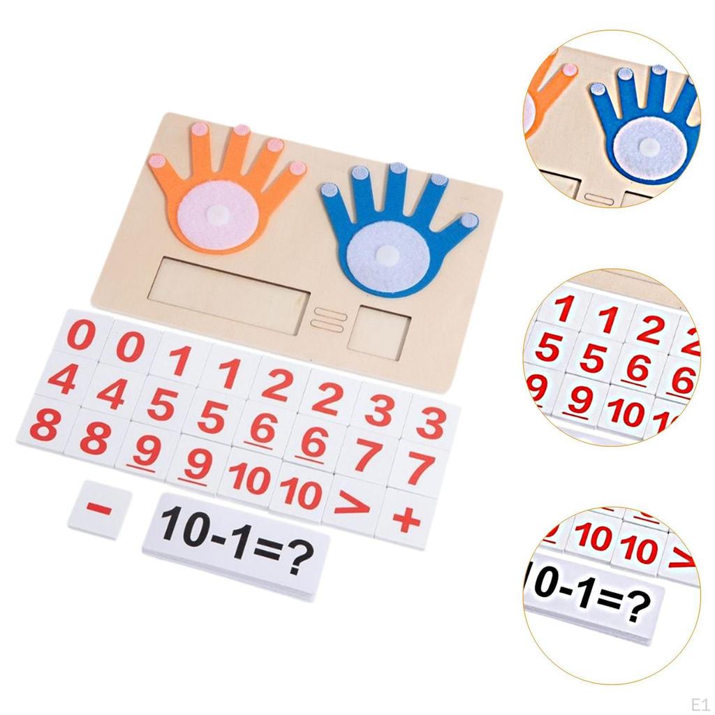 Математическая игрушка для пальцев Развивающие игры Детский сад Подсчет чисел Блок Вычитание для детей