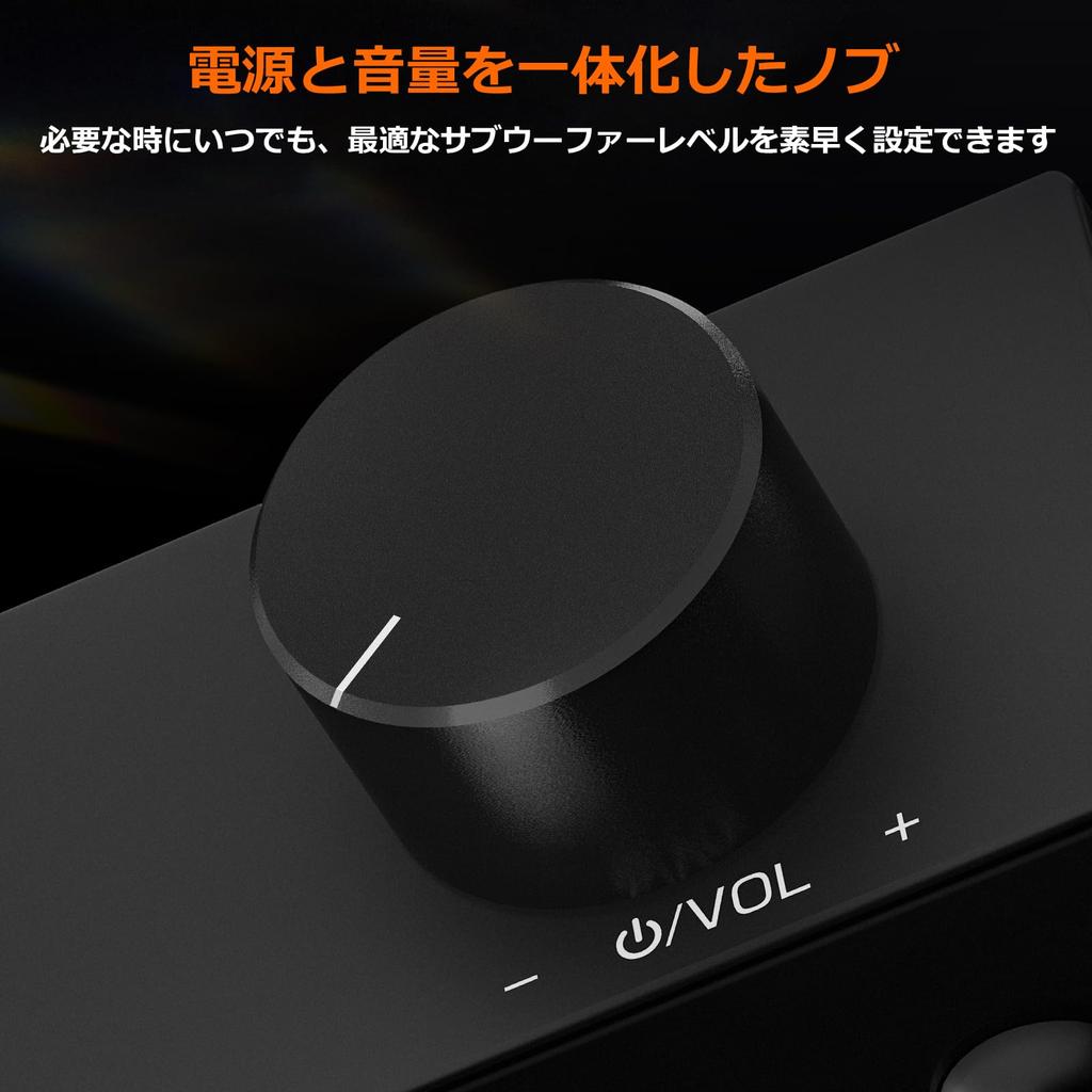 Nobsound Моноблок TPA3116 Компактный HiFi Усилитель для Сабвуфера с Регулировкой Баса Низкочастотный Настольный Блок Питания NS-21G Усилитель, 100 Вт,
