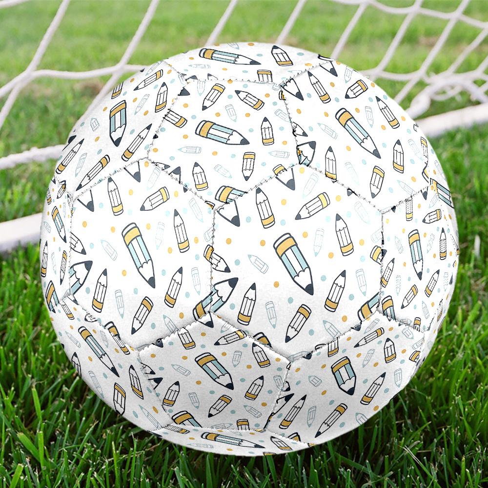 1PC Pencil Soccer Ball Size 5 Football Machine Sewn Indoor/Outdoor Universal Football Gift W45