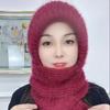 Winter Womens Warm Double Layer Padded Thickened Hat Scarf One Knitted Hat Wool Knitting Net Explosion Models Wind Snow Beanies Hats