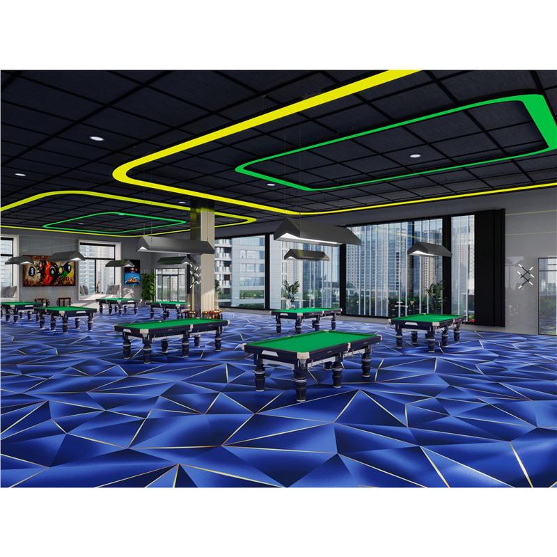 Billiard Hall Nylon Carpet: Waterproof, Fireproof, Full Coverage for Commercial Use