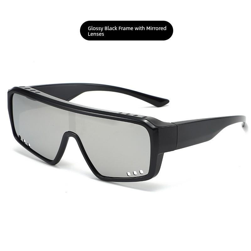 Myopia Glasses Set for Cycling, Men's and Women's Windproof and Sandproof Outdoor Sports Running Polarized Anti-Uv Goggles