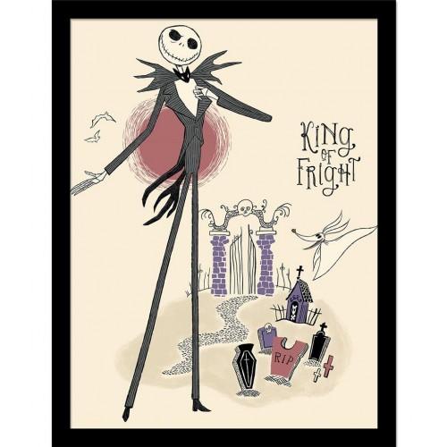Nightmare Before Christmas King of Fright Framed Poster