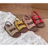 Youth style shoes Kids Open-Toe Sandals Boys Girls Soft Rubber Sole Breathable Casual Beach Shoes In Pink Yellow Beige