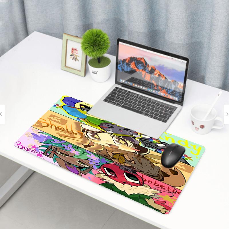 Dandy's World Print Mouse Pad, Anti‑Slip Desktop keyboard Mat, for PC Laptop Gaming Working Daily Use, Cool Festival Surprise Gift