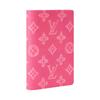 Louis Vuitton Passport Cover Monogram Origine Rose Ruban Canvas Women Wallets Pink M27615