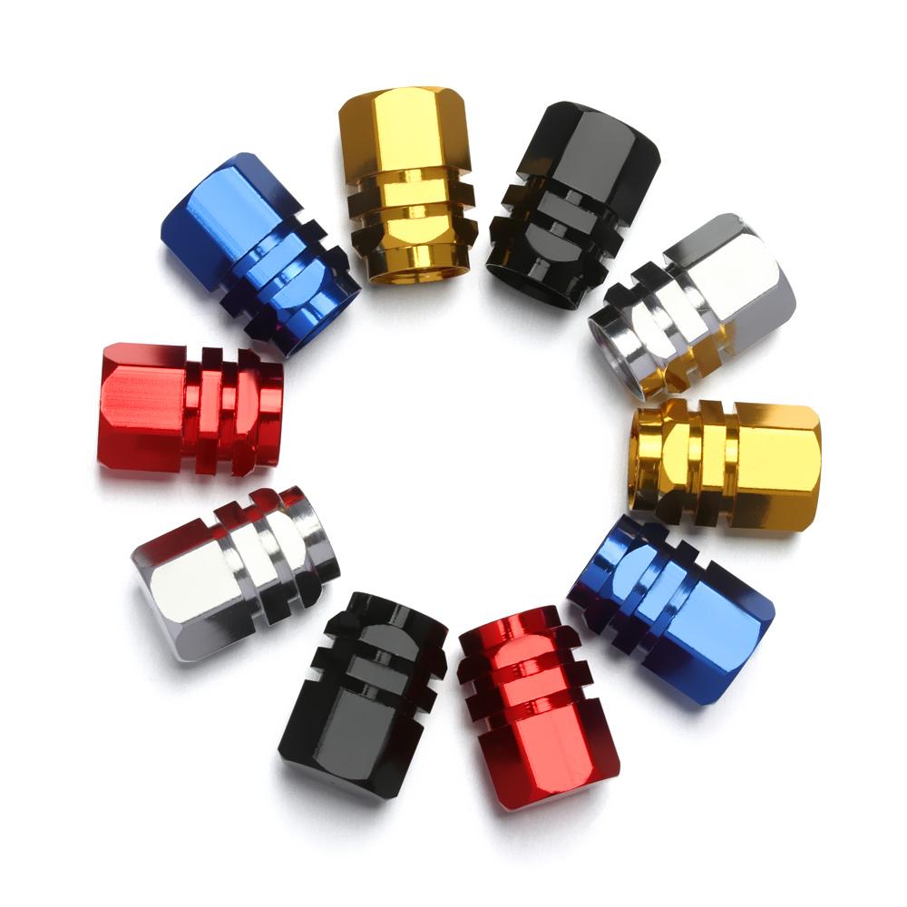 Грузовики Велосипеды Airdust Алюминиевый сплав Колпачок для покрышки Колпачки для вентилей шин Аксессуары для автомобильных колес Крышки для обода