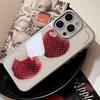 Gilded iPhone 16 Promax Phone Case Star Red Apple 15 Plated Hard 14 Suitable