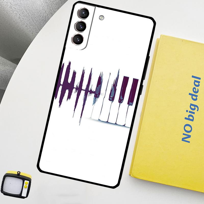 Minimalist Music Lover Phone Case For Samsung Galaxy S25 S26 Ultra S20 S21 S22 S23 Plus S10 S25 FE S24 Ultra Cover