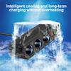 12V/24V Car Socket 120W Car Charger PD QC USB Quick Charge Power Adapter Charger One-to-four Multifunctional Socket