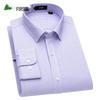 Мужская клетчатая рубашка FIRS с длинным рукавом в стиле business casual