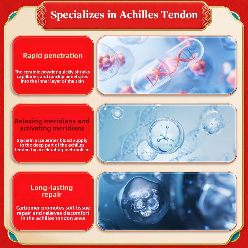 Глубоко питающий бальзам для ахиллового тендинита - Натуральный и безопасный для кожи