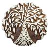 Tree Handcarved Textile Stamp For Clay Printing Block Wood Block Art