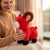 Collectibles for Spring Festival New Year Sheep Doll, of The Mascot Plush Toy, Auspicious Cloud Lamb Doll Embroidery, Red Cute Stuffed Animal Chinese