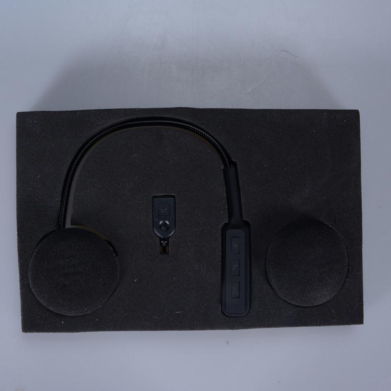 Гарнитура для мотоциклетного шлема Bluetooth 4.0 Двойные стереодинамики Громкая связь с микрофоном для управления музыкальными вызовами