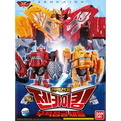 Bandai Power Rangers Zenkaiser DX Power Deployment Zenkaiking Invincible Jungle Set, популярные игрушки в Корее