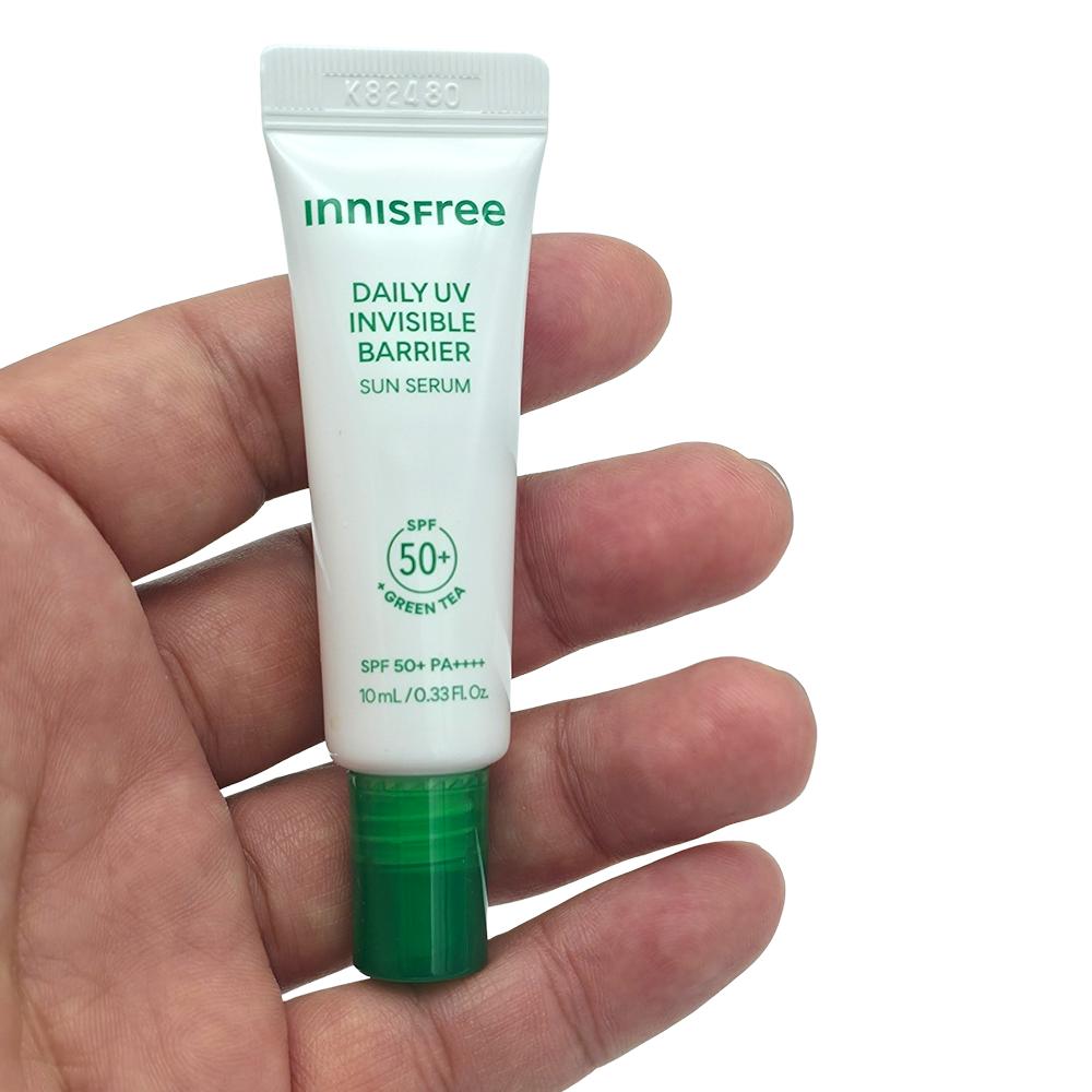 5 шт_[INNISFREE] Ежедневная невидимая солнцезащитная сыворотка-барьер 10 мл (SPF50 + / PA ++++) Образец