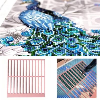 Пластиковая линейка для рисования стразами DIY Diamond Art Accessories Инструмент для размещения прямых линий для 5D-рисунков стразами