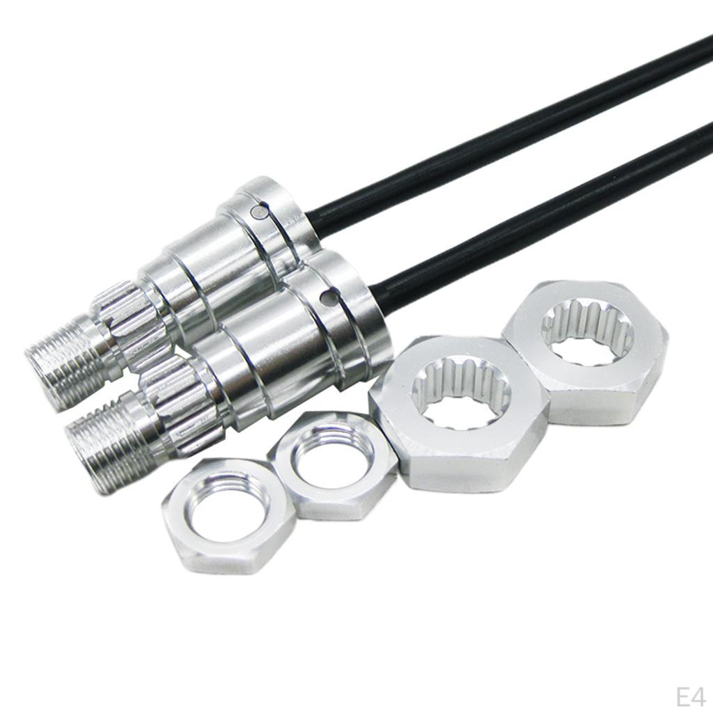 1 Pair Shaft 170mm Metal Front Driveshaft Transmission RC Truck