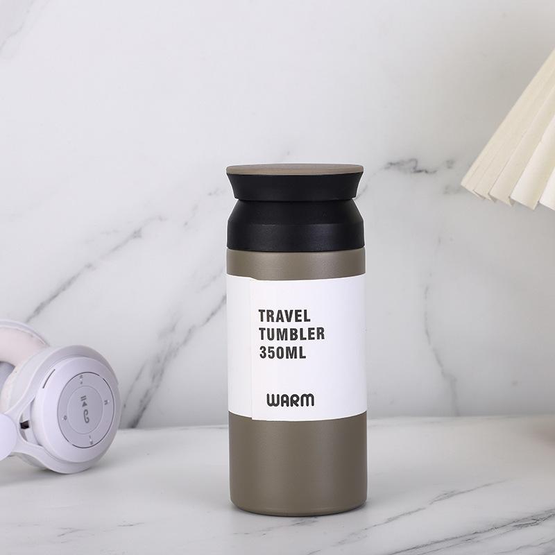 Вакуумная чашка из нержавеющей стали для студентов, переносная чашка для использования на открытом воздухе, мужская и женская переносная кофейная чашка