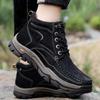 Мужская обувь из натуральной кожи, кроссовки, водонепроницаемые уличные мужские ботинки, зимние мужские походные ботинки