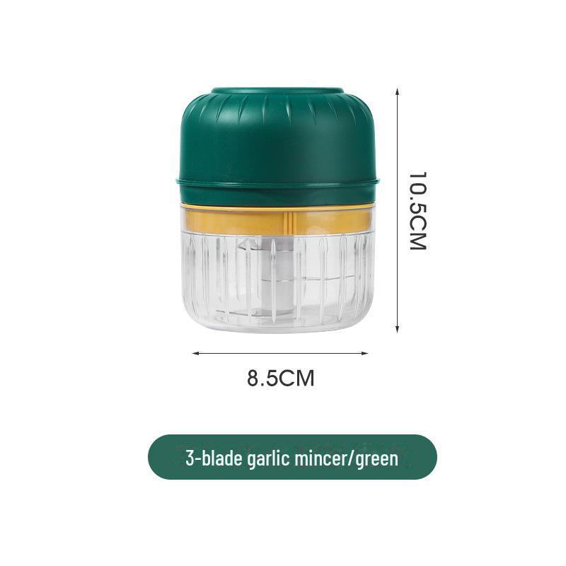 Беспроводной электрический венчик для взбивания яиц и чеснокодавилка: Многофункциональный, брызгозащищенный кухонный инструмент для взбивания, измельчения и выпечки.