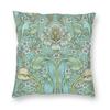 William Morris Vintage Floral Cushion Cover 40x40cm Velvet Modern Pillow Cases for Sofa Pillow Covers Decorative