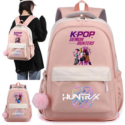 Аниме Мультяшный K-Pop Рюкзак с принтом для Подростка Студента Девочки Мальчика Школьная сумка Сумка для книг Детский Подарок Женская Большая Вместимость Водонепроницаемая Дорожная сумка Mochila