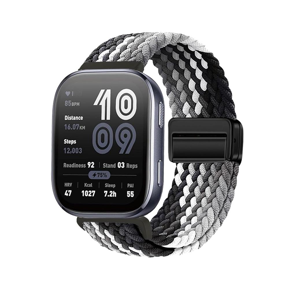 Ремешок для Amazfit bip 6 5 Браслет Плетеный Магнитный Correa amazfit GTR 3 4 Pro GTS 3 4 mini stratos balance 20мм 22мм