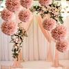 10Pc Shower Party Supplies DIY Tissue Ball Bohemia Hanging Decoration Environmental Birthday Party Elegant Wedding Decoration