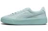 Women's Sneakers PUMA Basket Platform Reset 'Peppermint Green' Women's