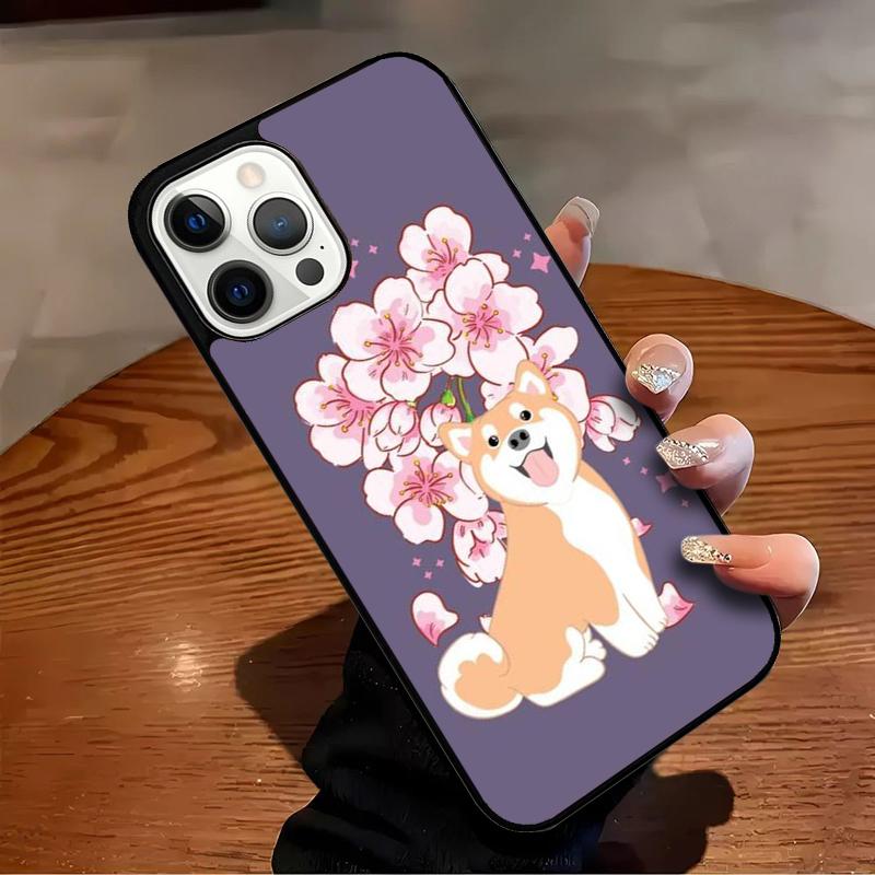 Shiba Inu Cute Cartoon Art Phone Case For iPhone 17 Air 16 15 14 13 12 11 Pro Max Max Plus Bumper Case Cover