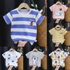 Cute Cotton Short-sleeved T-shirt Tops Children's Clothing Baby Clothes Cartoon