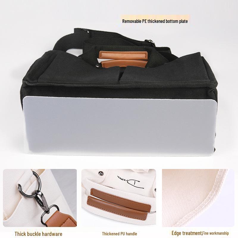 Женские горячие японские и корейские многокарманные сумки - холщовые сумки через плечо и мессенджеры большой вместимости