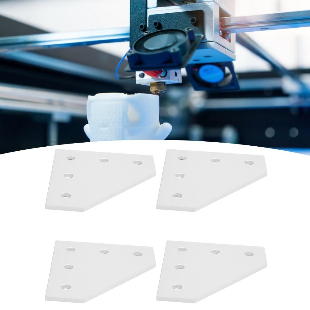 4pcs Outside Mounting Aluminum Extrusion Connector Joining Plate Outside 3D Printer Frame