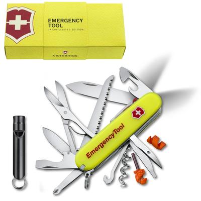 Аварийный инструмент VICTORINOX Huntman Light Многофункциональный нож Товары для предотвращения стихийных бедствий со светящейся светодиодной подсветкой Ножницы для кемпинга Пила Сделано в Швейцарии