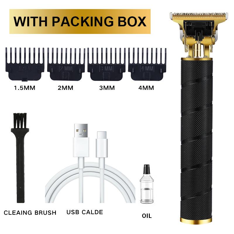 New multi-function electric hair clipper household hair salon electric hair clipper bald oil hair clipper carving razor