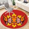 1pc Charmander Chair Carpet for Office Non-Slip, Soft & Comfortable, Carpet for Office, Gaming, Lightweight Round Floor Mat yy251021021