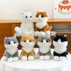 Хлопковая Реалистичная Мягкая Игрушка Кошка Звук Мяу Имитация Кошки Плюшевая Игрушка Декор для Дома