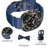 Мягкий ремешок из резины для Samsung Galaxy Watch 8 Classic 46 мм, мужской спортивный браслет для Samsung Galaxy Ultra 47 мм, ремешок для часов 8 44 мм 40 мм с изогнутым концом