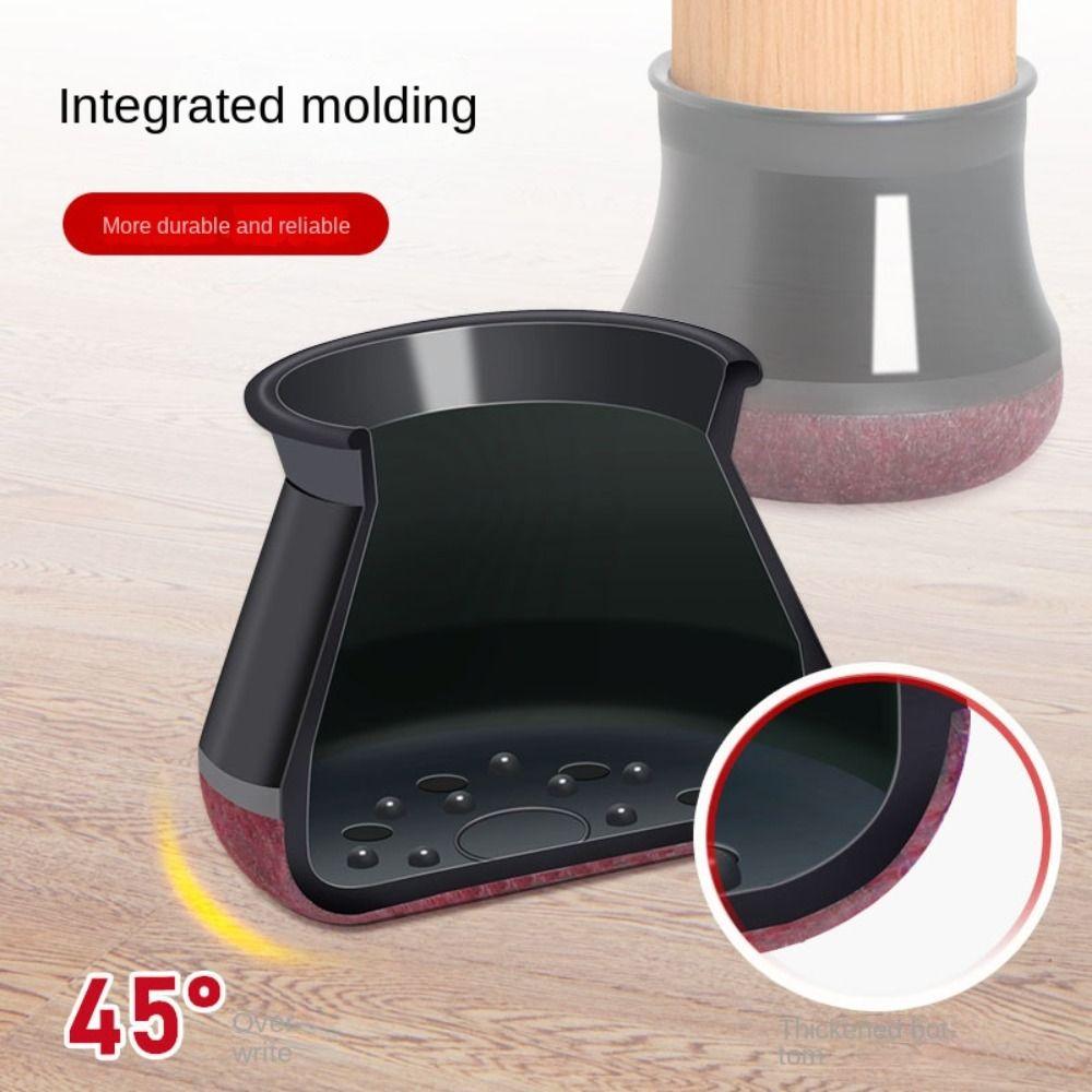 Non-Slip Chair Leg Cover Floor Protectors Chair Leg Floor Protector Hardwood Floors