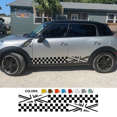 Боковая наклейка на дверь автомобиля для Mini Cooper S JCW One F54 F55 F56 F60 R55 R56 R60 R61 Графика Декаль Union Jack Автоаксессуары