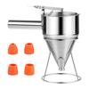 Reliable Cone Funnel Stainless Steel Funnel For Takoyaki Precision Pouring Octopus Balls Cooking Tool Easy To Clean