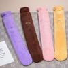 Removable Plush Long Hot Water Bottle Pillow for Girls – Side Sleep Bed Warmer